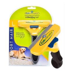 Furminator Short Hair Kısa Tüylü Köpekler İçin Tüy Tarağı Large
