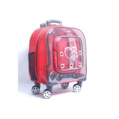 MİGNO PRIME Fileli Model Kedi Köpek Taşıma Çantası - Kırmızı