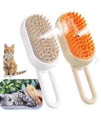 HESPERUS Saplı Buharlı Tarak Kedi & Köpek Yıkama Fırçası ( Karışık Renk )