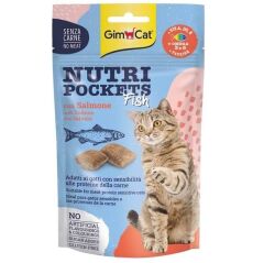 Gimcat Nutripockets Balıklı ve Somonlu 60Gr