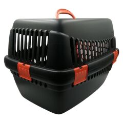 Şenyayla Kedi Köpek Plastik Taşıma Siyah