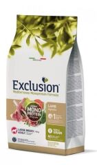 Exclusion Monoprotein Kuzu Etli ve Narlı Düşük Tahıllı Büyük Irk Yetişkin Köpek Maması 12 Kg