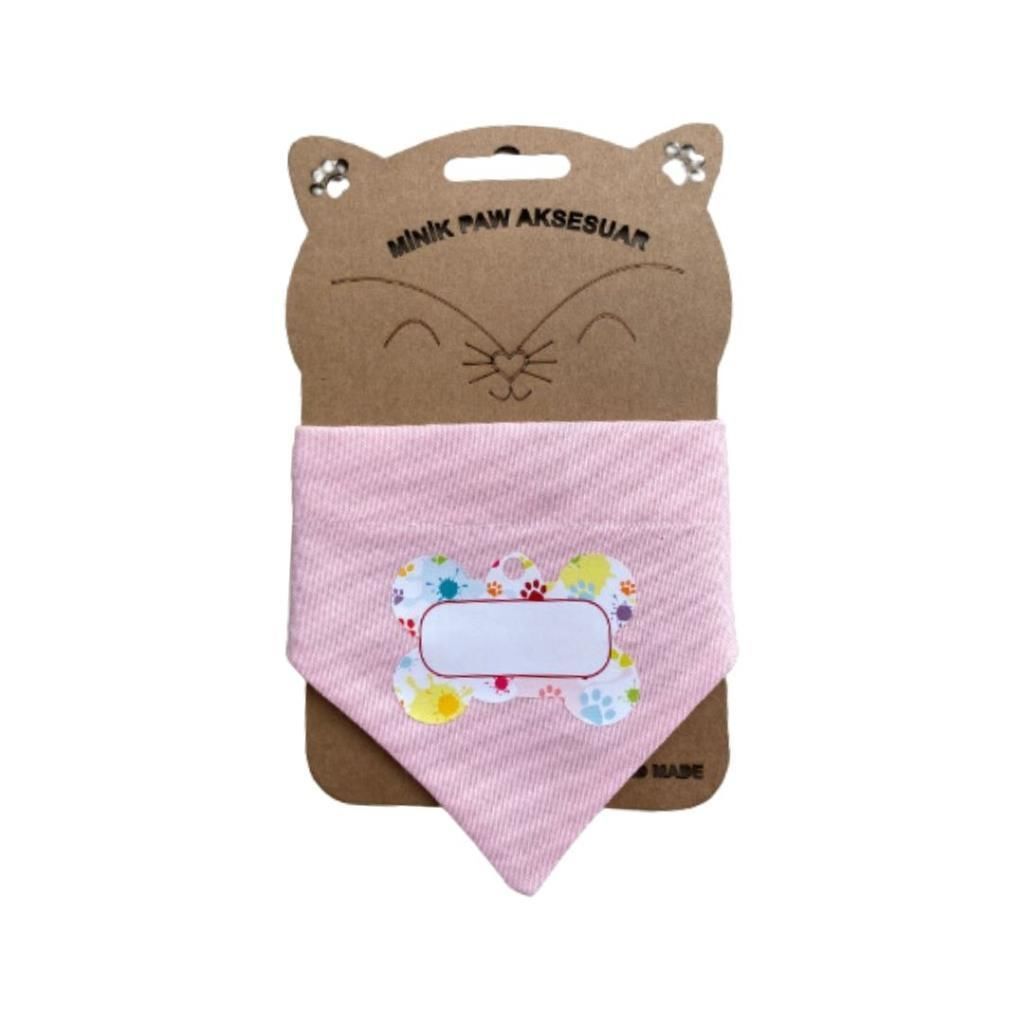 Minik Paw Pembe Desen Fular
