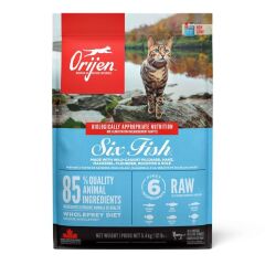 Orijen 6 Fish 6 Balıklı Tahılsız Kedi Maması 5,4kg