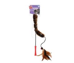 Gigwi Feather Teaser Kedi Oltası Kuyruklu Doğal Tüylü Kedi Oyuncağı