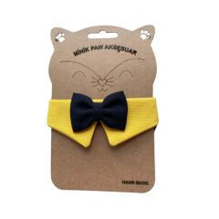 Minik Paw Sarı Papyonlu Yakalık