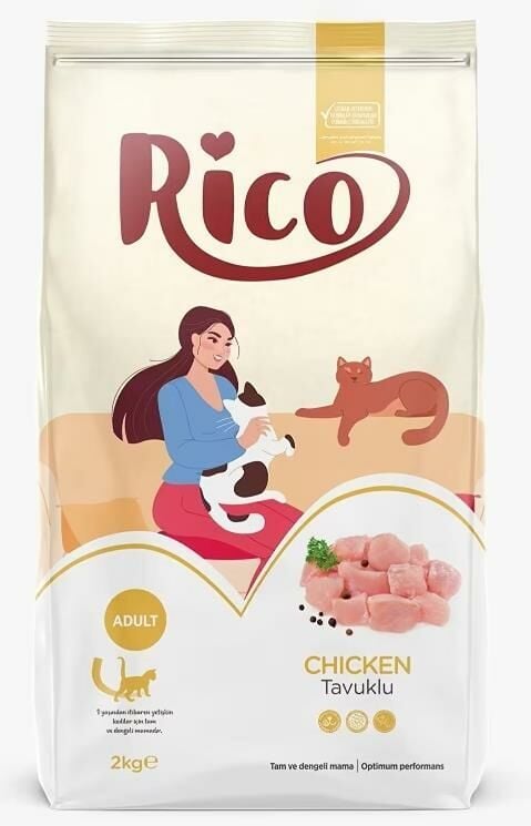 Rico Tavuklu Yetişkin Kedi Maması 15 KG