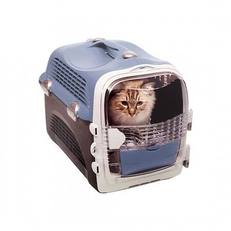 Catit Cabrio Carrier Mavi/Gri Kedi Köpek Taşıma Çantası ( 51x33x35 )