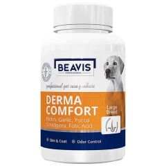 Beavis Büyük Irk Köpekler için Yucca - Biotin ve Probiyotik Katkılı Sarımsaklı Bira Mayası Destekli Tablet 75 gr 50 Tablet