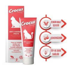 Crocus Anti Hairball Tüy Yumağı Önleyici Kedi Malt Macunu 100 Gr