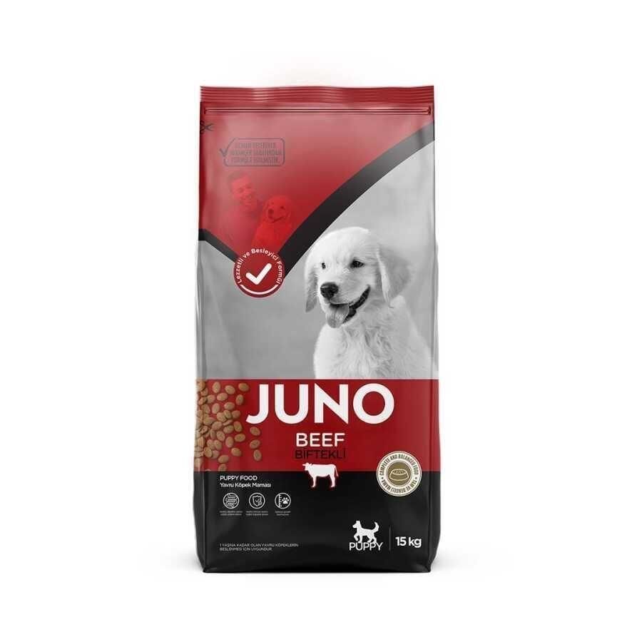 Juno Sığır Etli Yavru Köpek Maması 15 KG
