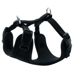 Doogie Havalı Dokuma Göğüs Tasması Siyah 1,5X40-50 Cm