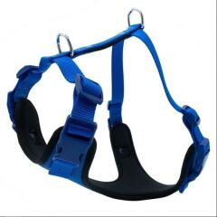 Doogie Havalı Dokuma Göğüs Tasması Royal Mavi 2X55-65 Cm