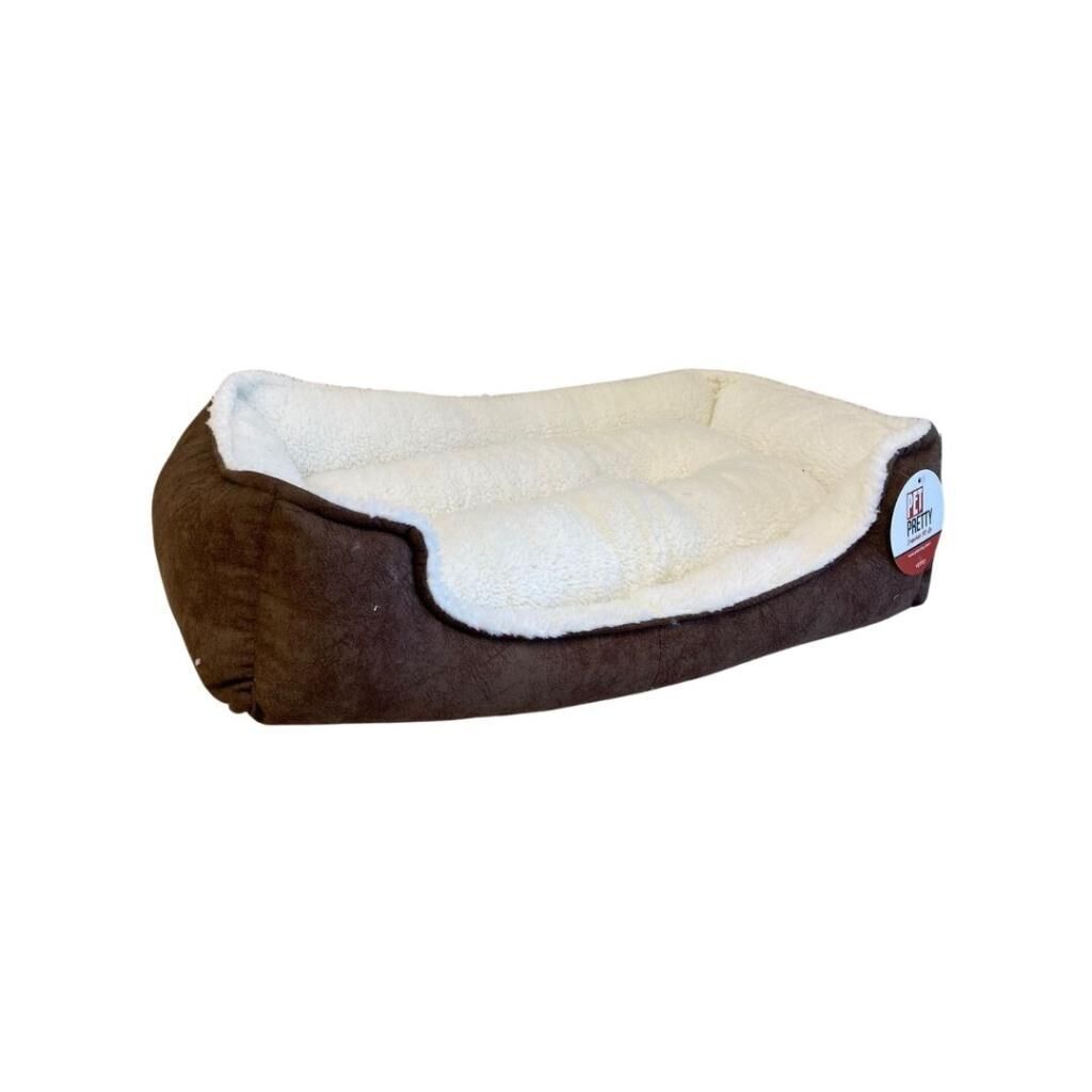 Petpretty Pofuduk Yatak Kahve 60X45X15 Cm