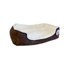 Petpretty Pofuduk Yatak Kahve 60X45X15 Cm