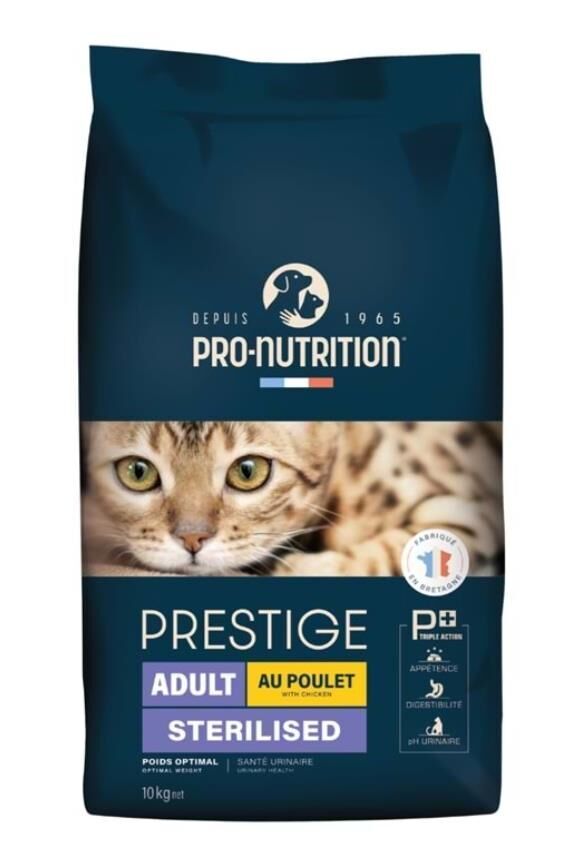 Pro Nutrition Prestige Sterilised Tavuklu Kısırlaştırılmış Kedi Maması 10 Kg