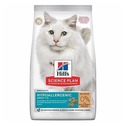 Hills Hipoalerjenik Yumurta ve İnsekt Proteinli Kedi Maması 7 Kg
