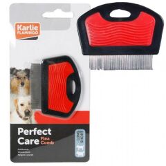 Karlie Pire Tarağı U:6 Cm G:7 Cm Kırmızı-Siyah