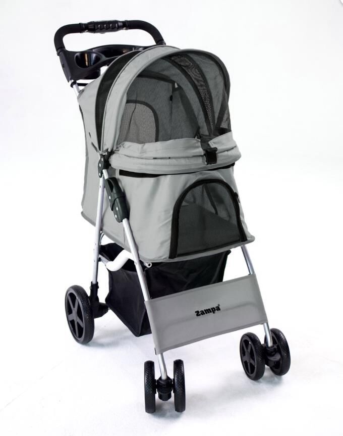 Zampa Favorite Kedi & Köpek Arabası Gri 46x78x99cm