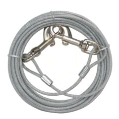 Eastland Çelik Köpek Bahçe Bağlama Halatı 5 mmx9 metre