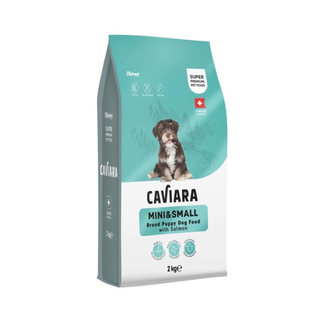 Caviara Somonlu Mini Küçük Irk Yavru Köpek Maması 2 Kg
