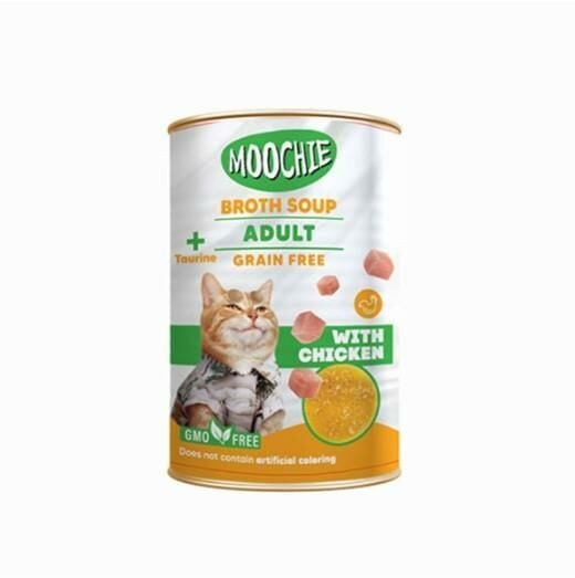 Moochie Tavuklu Yetişkin Kedi Çorbası 135 ML