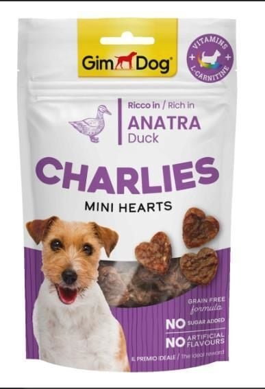 Gimdog Charlies Mini Hearts Ördek 70 Gr