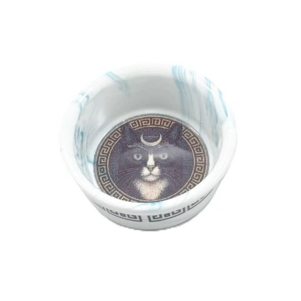 Raccoon Olimpos Serisi Artemis Kedi Seramik Mama ve Su Kabı 300 Ml