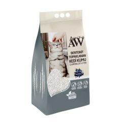 Animal World Aktif Karbonlu Bentonit Topaklanan Kedi Kumu 10 Lt