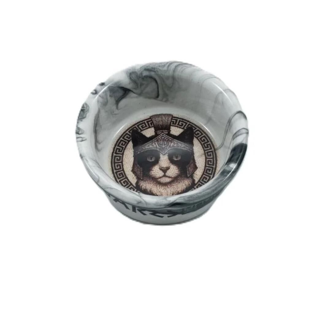 Raccoon Olimpos Serisi Ares Kedi Seramik Mama ve Su Kabı 300 Ml