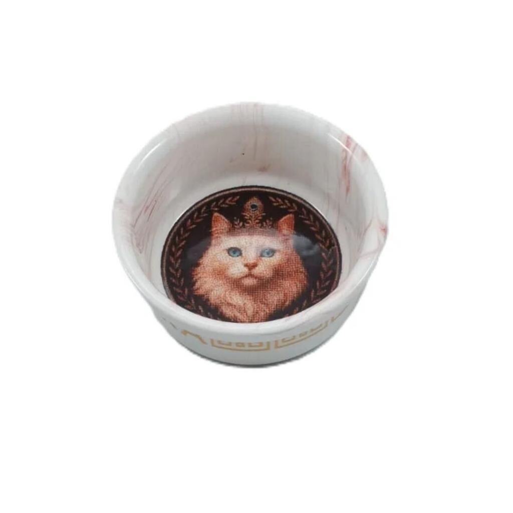 Raccoon Olimpos Serisi Hera Kedi Seramik Mama ve Su Kabı 300 Ml
