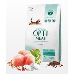 Optimeal Kitten Tavuklu Hamile ve Yavru Kedi Maması 4kg
