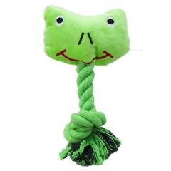Eastland Ipli Öten Pelus Kurbaga Köpek Oyuncagi 16 Cm