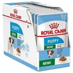 Royal Canin Mini Puppy Soslu Köpek Konservesi 85 gr 12'li Paket