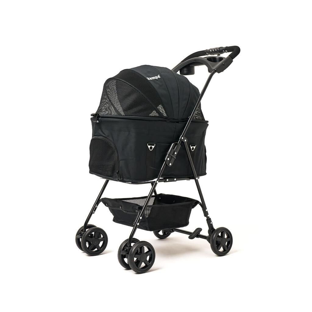 Zampa Norris Kedi & Köpek Arabası Siyah 46X83X105cm