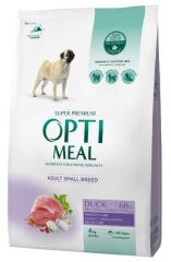 Optimeal Ördek Etli ve Esmer Pirinçli Küçük Irk Yetişkin Köpek Maması 4kg