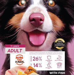 Petiva Yetişkin Köpekler İçin Balık Etli Kuru Köpek Maması 3 Kg