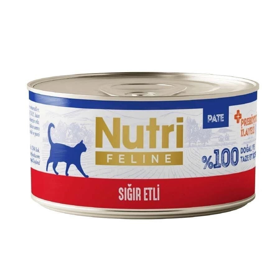 Nutri Feline Sığır Etli Tahılsız Kedi Konserves 70 Gr