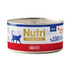 Nutri Feline Sığır Etli Tahılsız Kedi Konserves 70 Gr