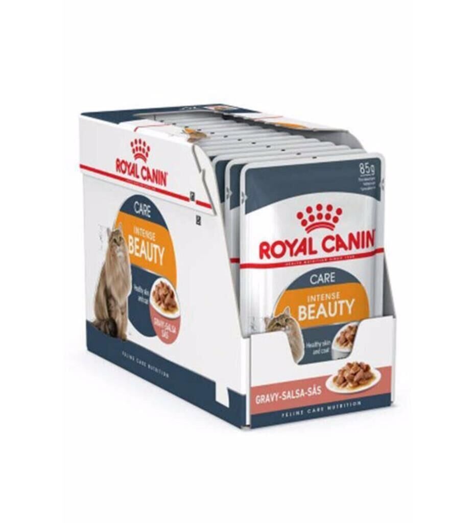 Royal Canin Intense Beauty Gravy Yaş Kedi Maması 85 gr 12'li Paket