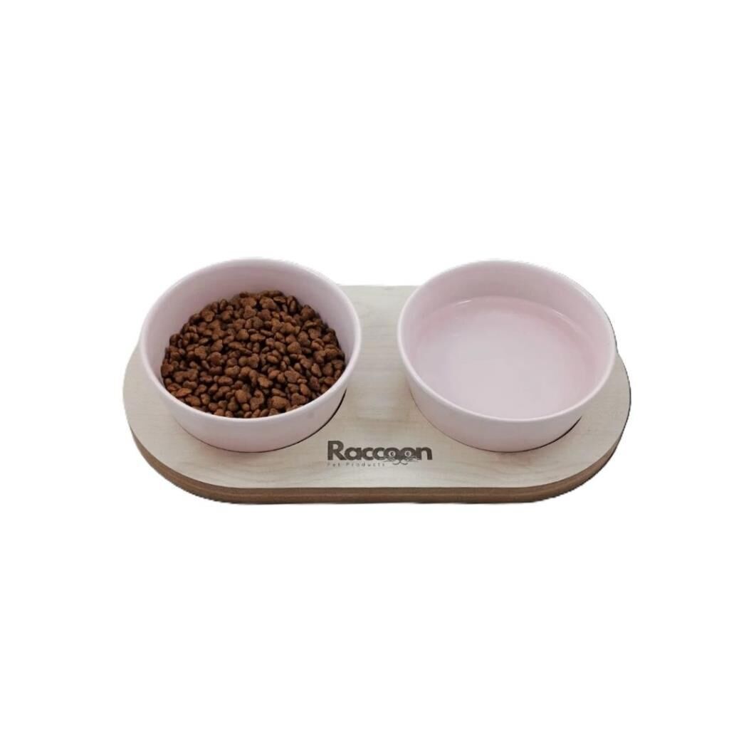 Raccoon Zeus Çift Tablalı Pembe 16 Cm