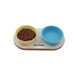 Raccoon Zeus Çift Tablalı Mavi-Hardal 16 Cm