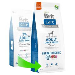 Brit Care Hypo-Allergenic Büyük Irk Kuzulu Yetişkin Köpek Maması 12 Kg