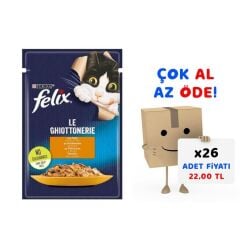 Felix Tavuk Etli Kedi Yaş Maması 85 Gr 26'lı Paket