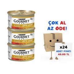 Gourmet Gold Sığır Etli Ve Tavuklu Kedi Konservesi 85 Gr 24'lü Paket