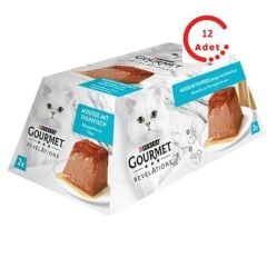 Gourmet Revelations Ton Balıklı Kedi Maması 2x57 gr 12'li Paket