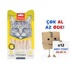 Wanpy Tavuklu Likit Kedi Ödülü 5x14 gr 12'li Paket