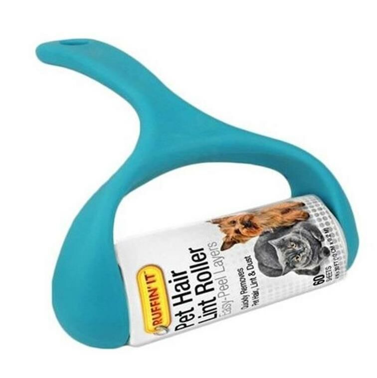 Buffin Pet Geniş Yüzeyli Tüy Toplama Rulosu 60 Yaprak Mavi