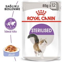 Royal Canin Jelly Sterilised Kısırlaştırılmış Yaş Kedi Maması 85 Gr
