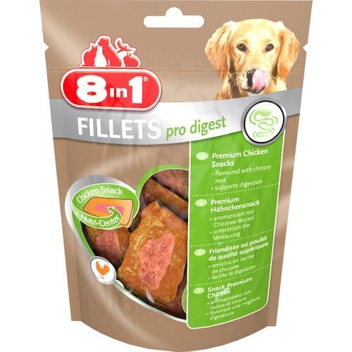 8 in1 Fillets Pro Digest 80 gr Köpek Ödül Maması